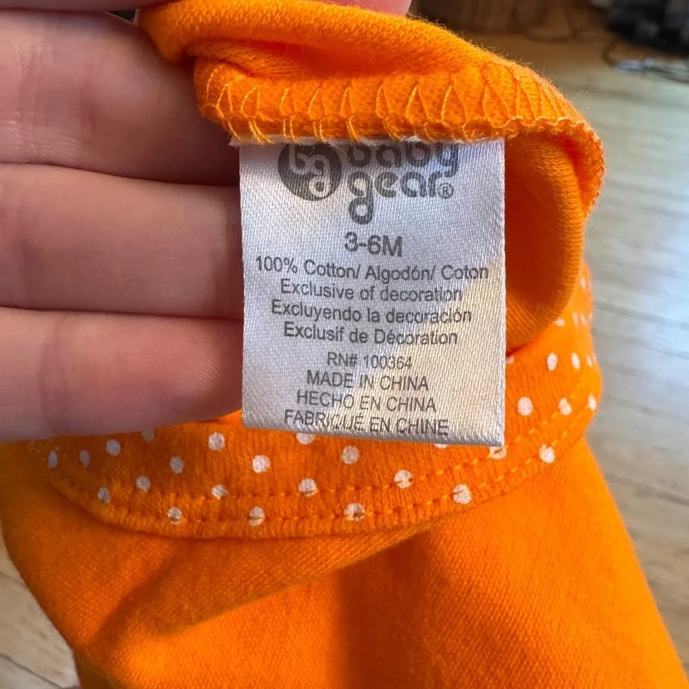Baby Gear Orange My 1st Halloween Long Sleeve Bodysuit‎ 3-6M